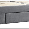 Кровать Halmar BECKY (светло-серый) 160/200