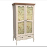 Шкаф 2-х дверный со стеклянными дверями Лебо (массив)  по цене 47 952 руб. в магазине Другая мебель в Воронеже
