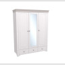 Шкаф 3х дверный  Бейли (массив) с зеркалом по цене 96 970 руб. в магазине Другая мебель в Воронеже