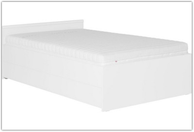 Кровать 120Х200 с ящиком и поднимаемым стеллажом белая Young Users VOX   by VOX