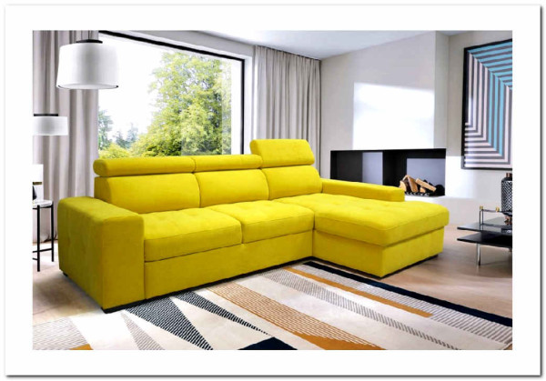 Купить современный угловой диван Висмут с оттоманкой Soft Time Вы сможете вмагазине Другая мебель в Воронеже с доставкой по России