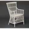 Кресло Secret De Maison RIVIERA с подушкой белый+натуральный 