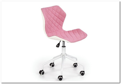 Кресло компьютерное Halmar MATRIX 3 (розово-белый)