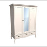 Шкаф 3-х дверный с ящиками Лебо (массив) по цене 77 358 руб. в магазине Другая мебель в Воронеже
