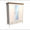 Шкаф 3-х дверный с ящиками Лебо (массив) по цене 95 373 руб. в магазине Другая мебель в Воронеже