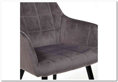 Кресло BEATA (mod. 8266) серый/черный
