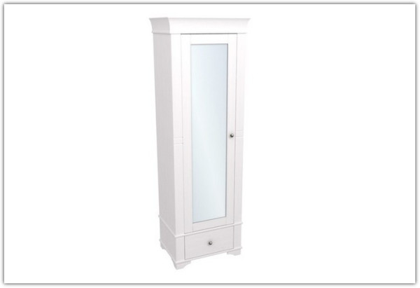 Шкаф 1-дверный с зеркалом  Бейли (массив) по цене 33 273 руб. в магазине Другая мебель в Воронеже
